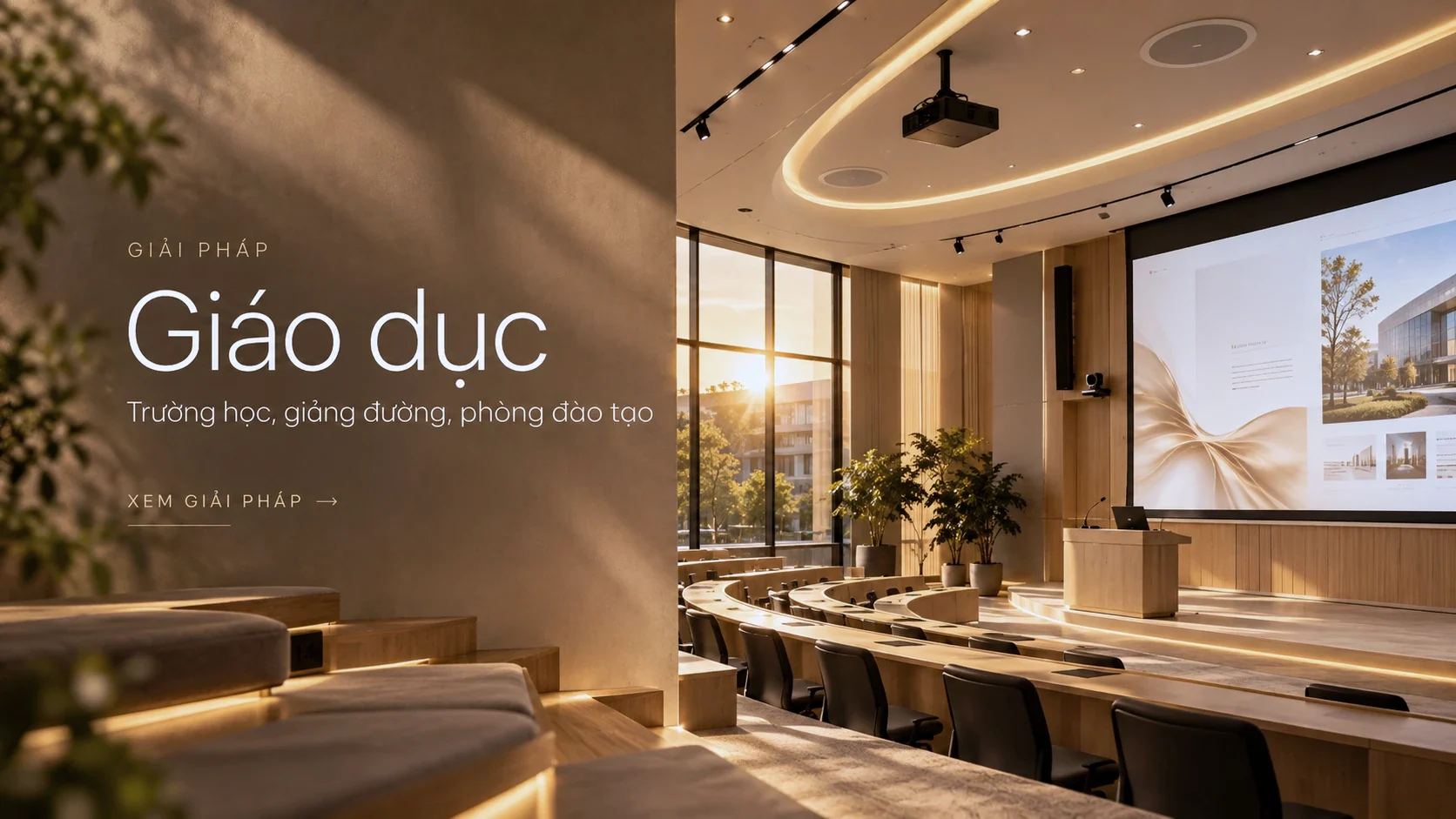Giải pháp Ecler cho giáo dục — Trường học, giảng đường, phòng đào tạo